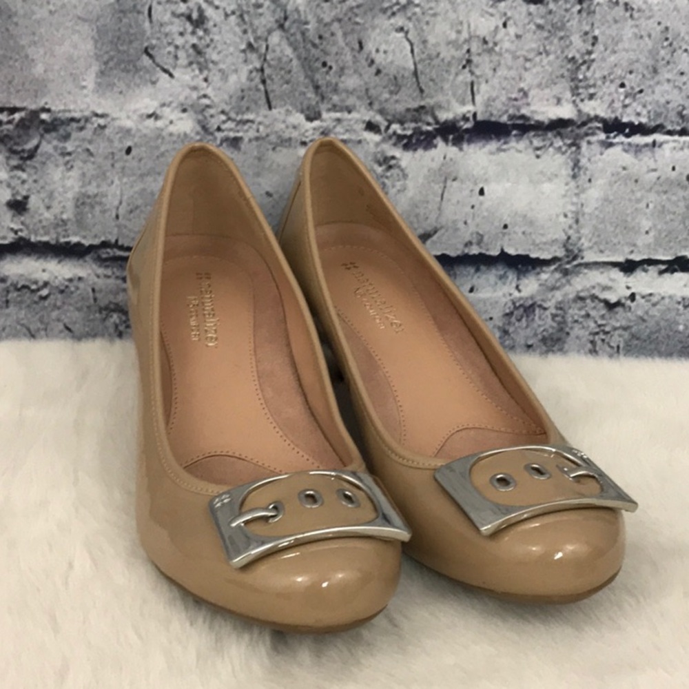 Naturalizer Patent Buckle Accent Heels 08630